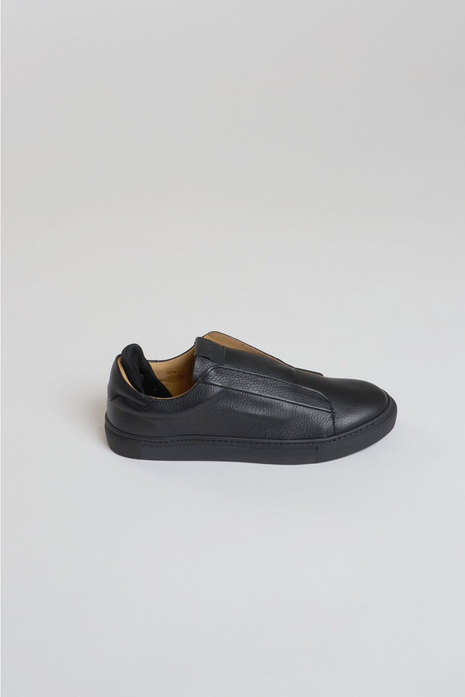 Baskets noires en cuir BENJAMIN FERIOLO - 1