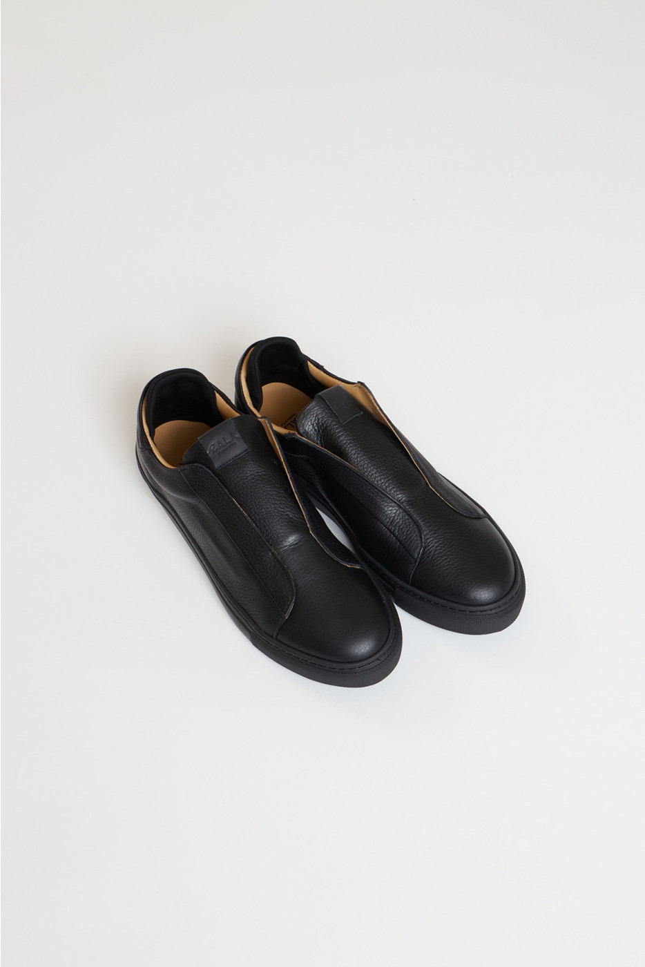 Baskets noires en cuir BENJAMIN FERIOLO - 3
