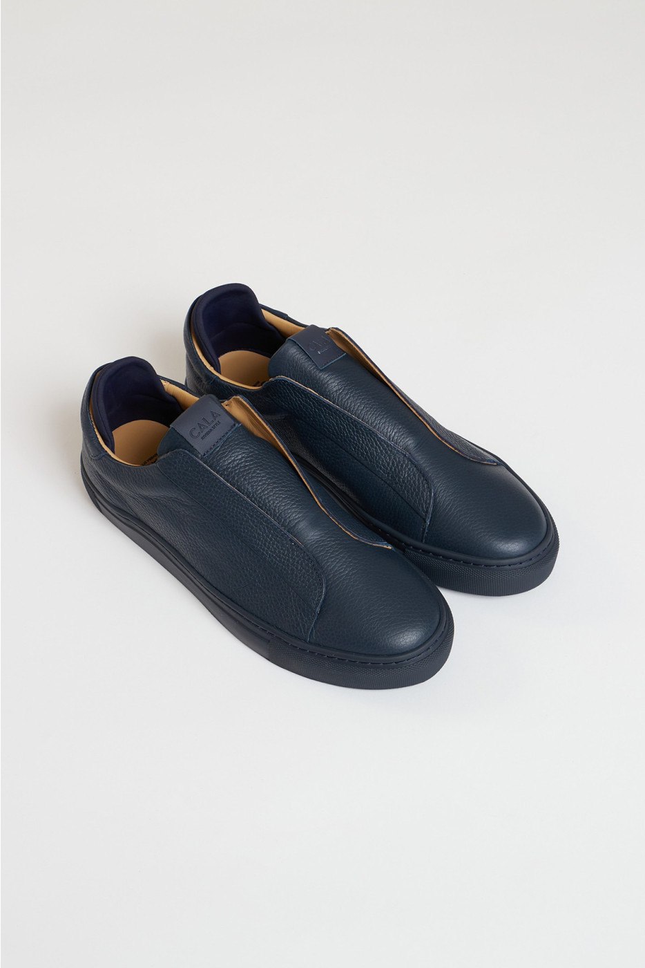 Baskets bleu marine en cuir BENJAMIN FERIOLO - 6