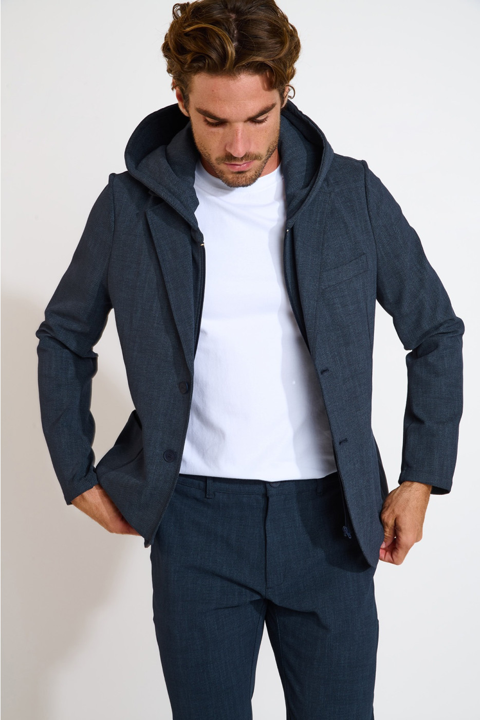 Veste amovible bleu marine EDDY TREMEZZO - 6