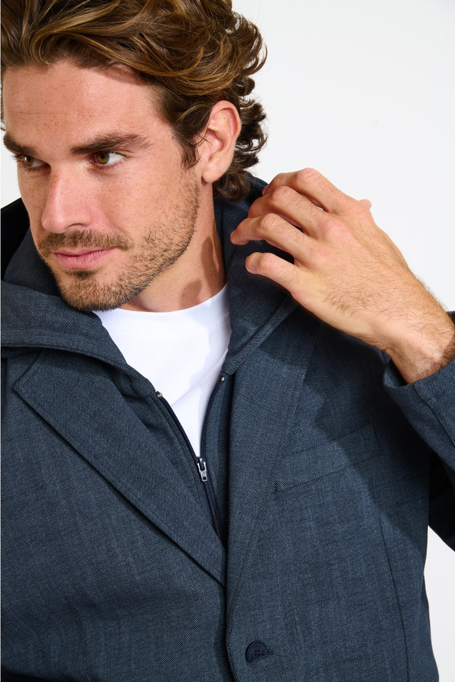 Veste amovible bleu marine EDDY TREMEZZO - 4