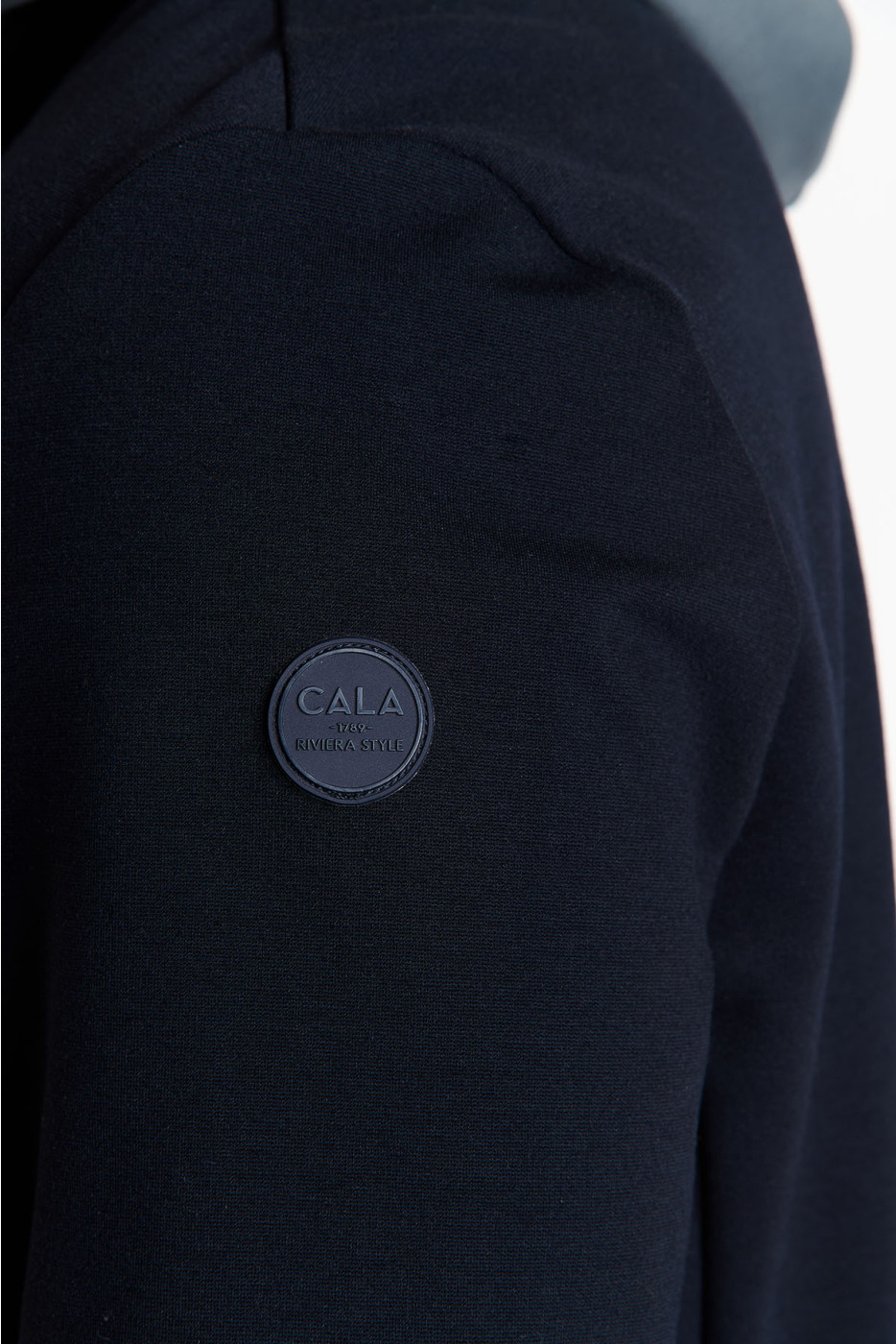 Veste zippée bleu marine IVANO MATERA - 6