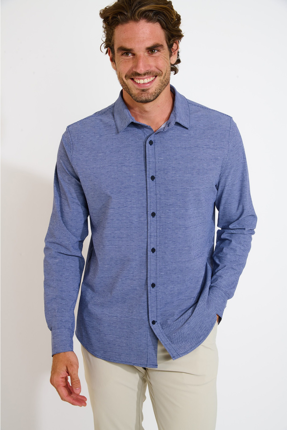 Chemise marine JEAN MURCIE - 4