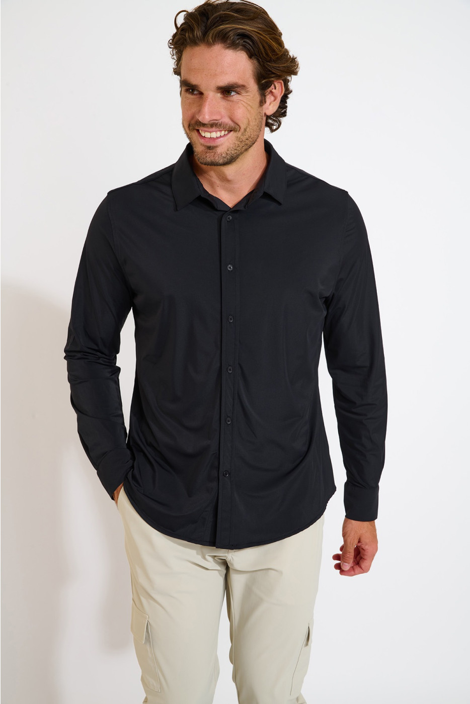Chemise noire JEAN SIENA - 2