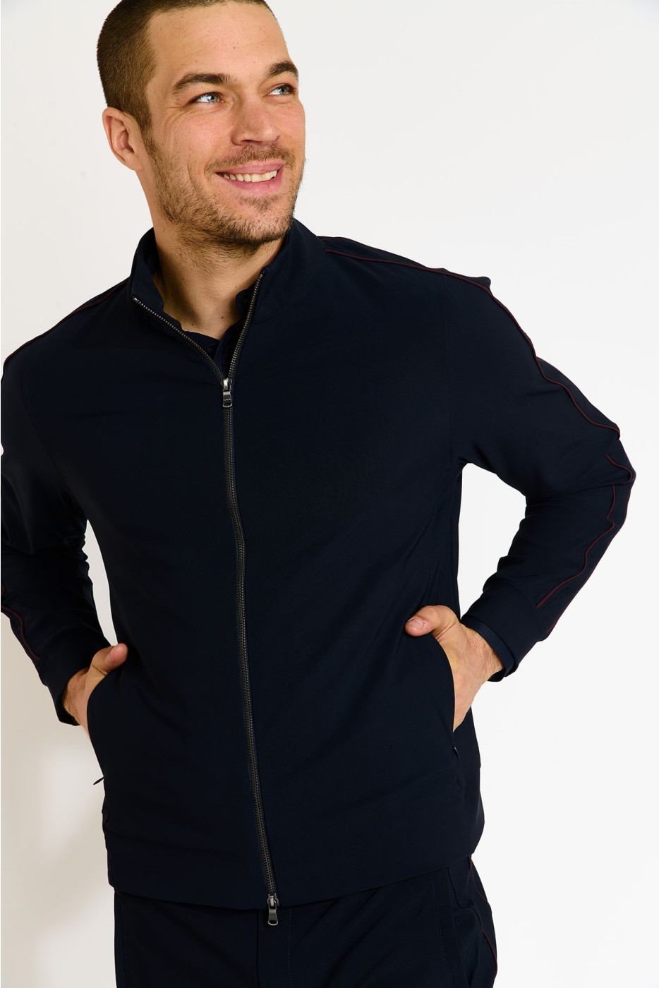 Veste zippée bleu marine MATHEW EVOLUTION - 5