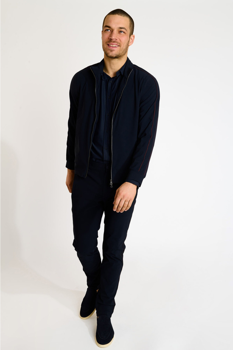 Veste zippée bleu marine MATHEW EVOLUTION - 6