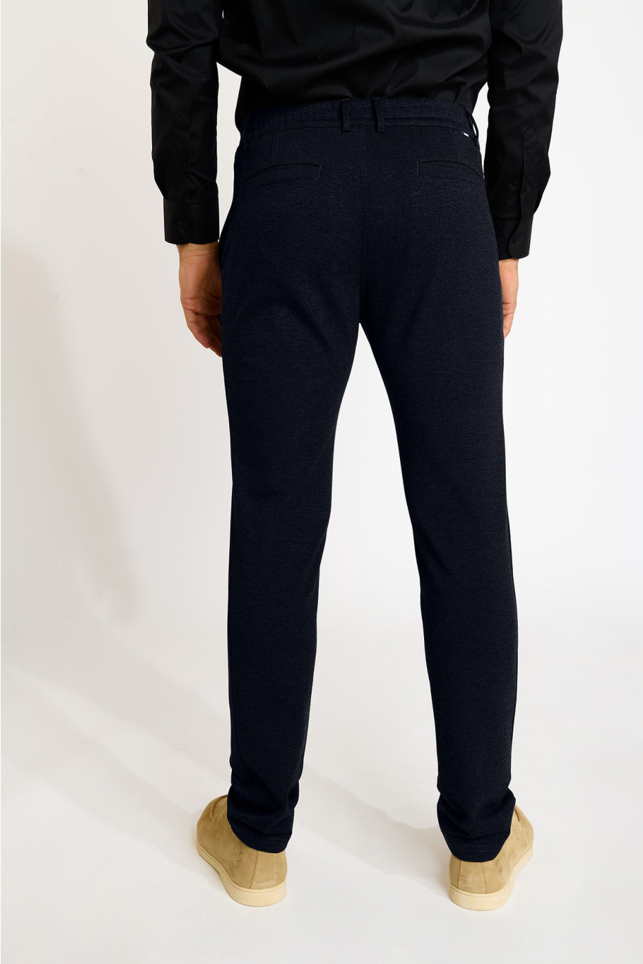 Pantalon bleu marine SERGE MATERA - 2