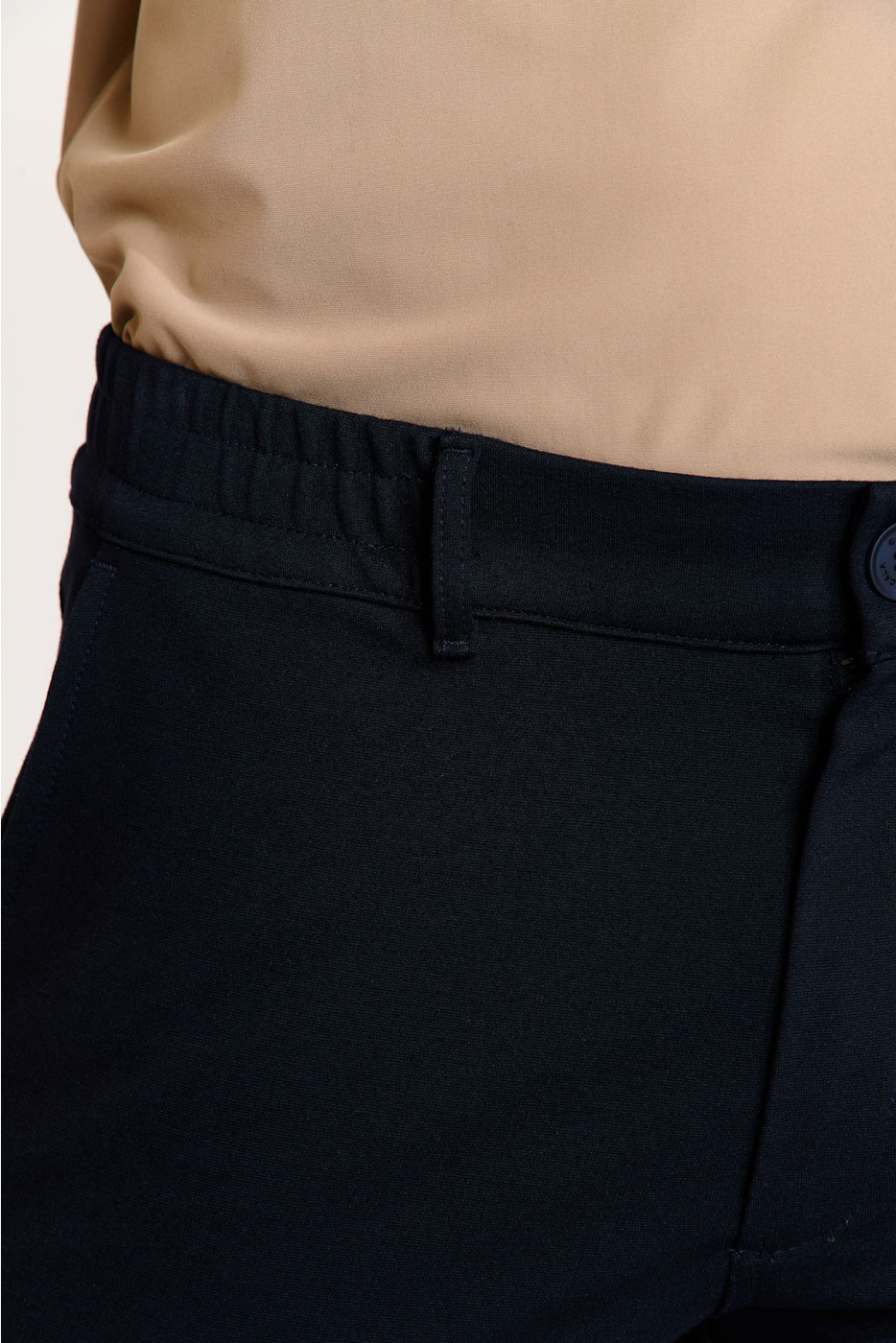 Pantalon bleu marine SERGE MERIBEL - 7
