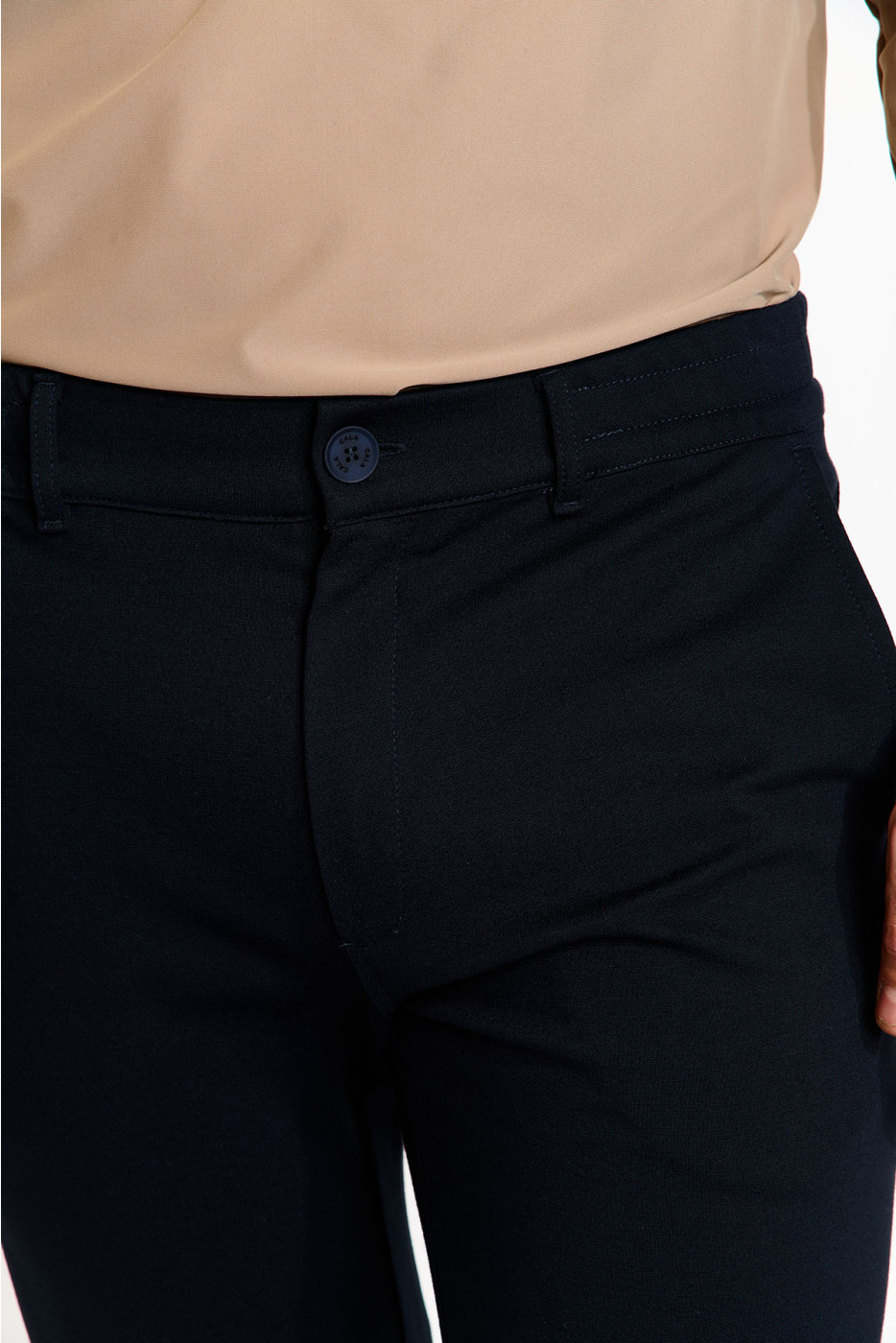 Pantalon bleu marine SERGE MERIBEL - 5