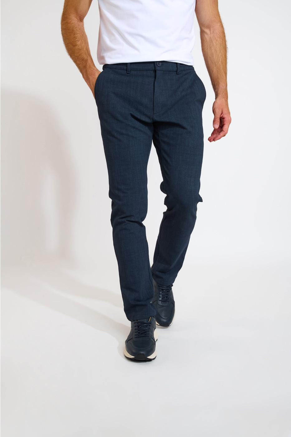 Pantalon bleu marine SERGE TREMEZZO - 2