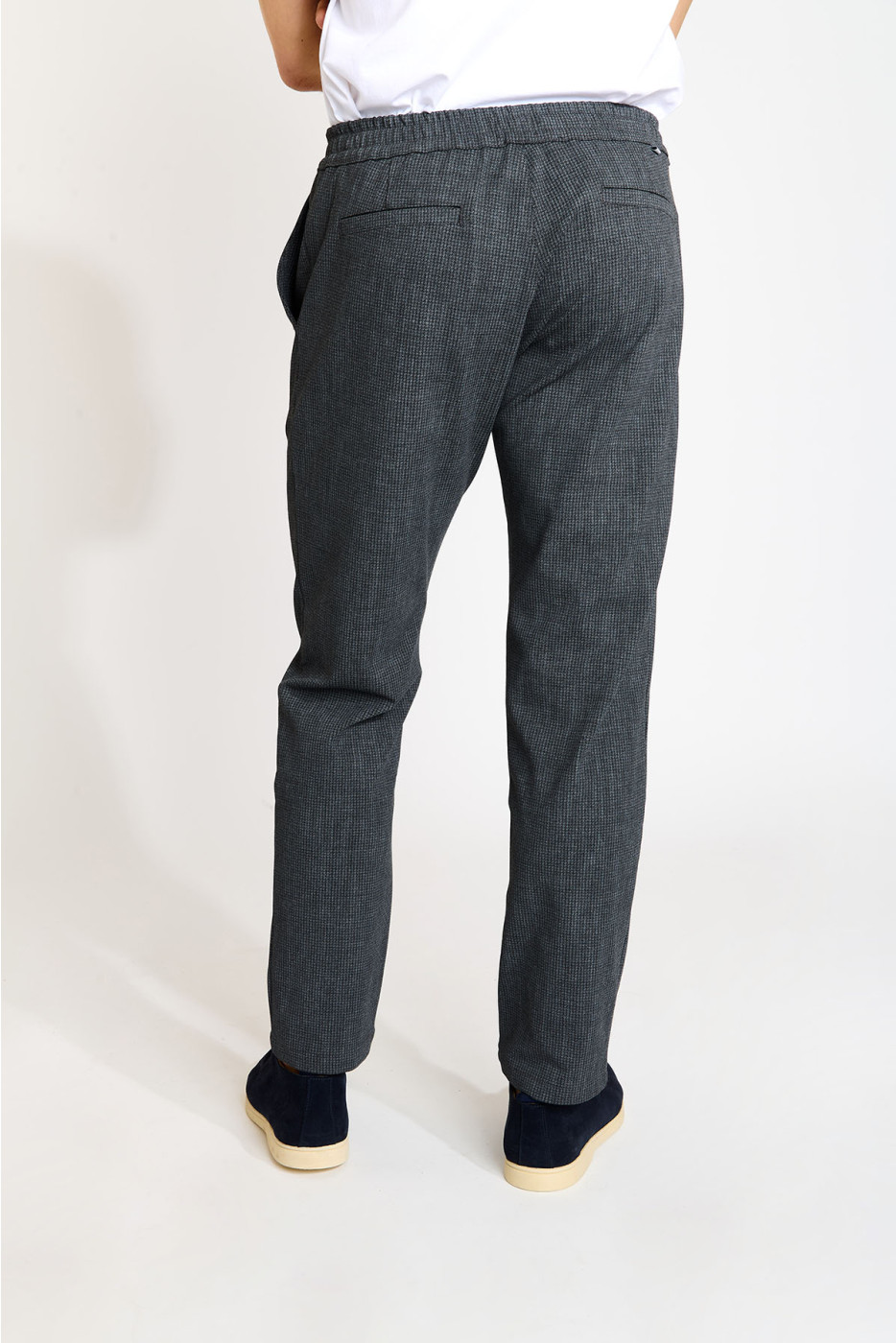 Pantalon gris anthracite THOMAS CORGOGLIO - 4