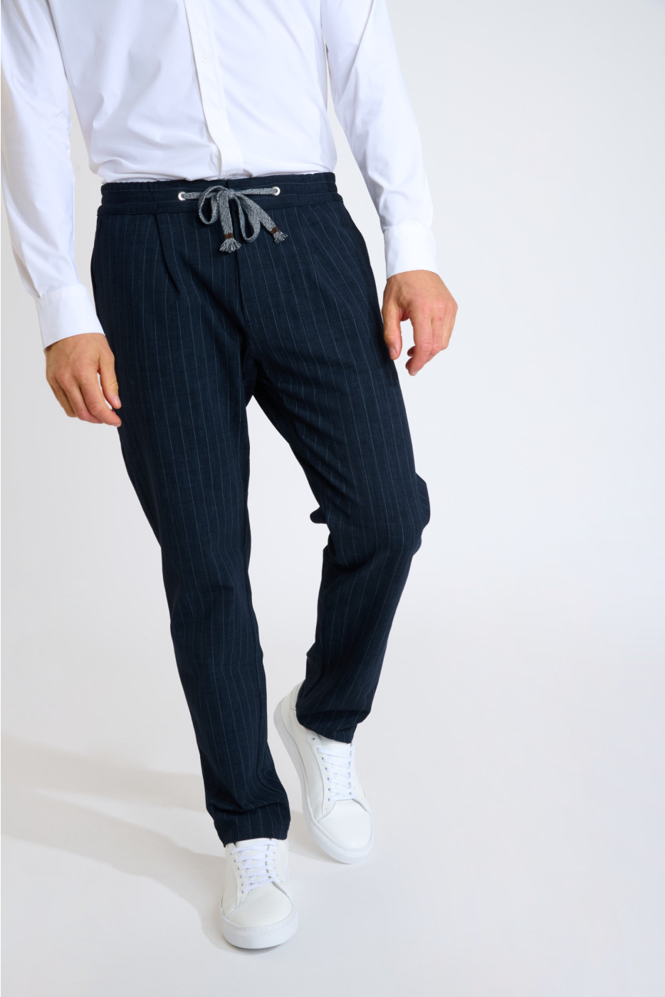 Pantalon bleu marine THOMAS SORENTO - 3
