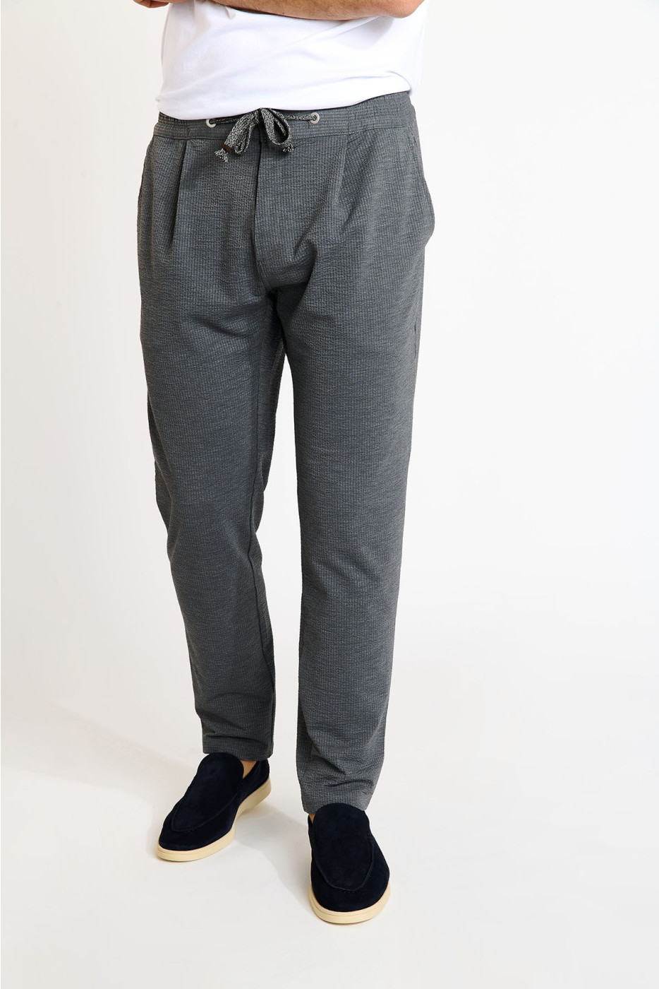 Pantalon gris anthracite THOMAS TRIESTE - 5