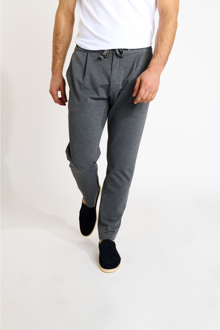 Pantalon gris anthracite THOMAS TRIESTE - 6