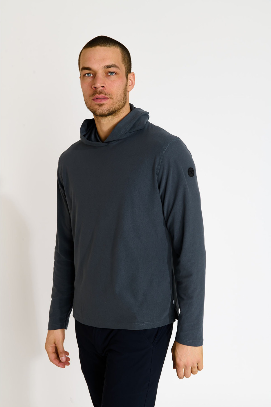 Sweatshirt gris VOLIO CATANE - 3