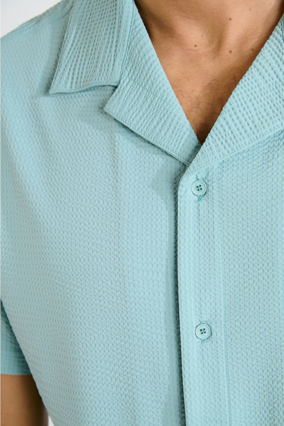 Chemise bleue ALEX TRIESTE - 8