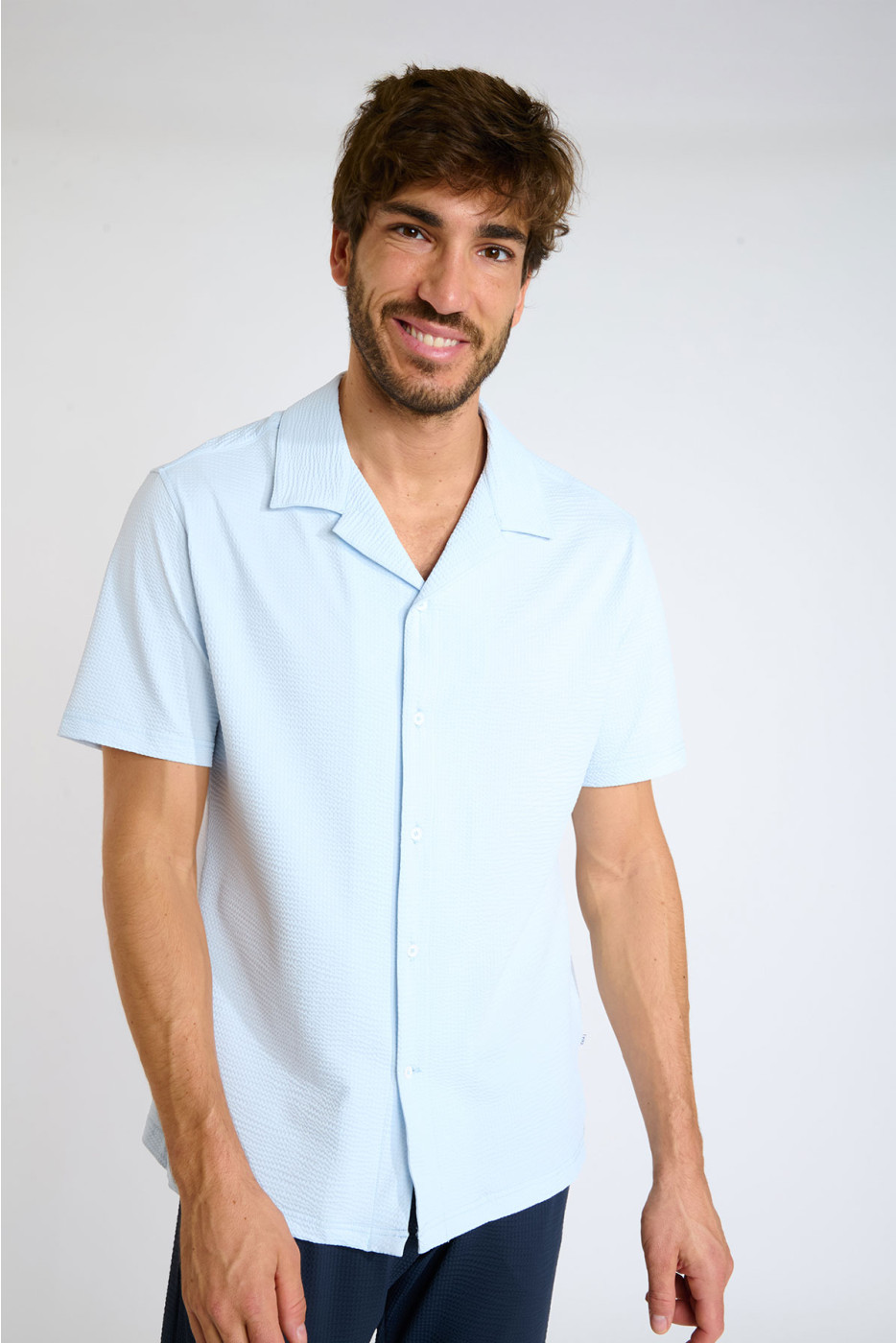 Chemise bleu ciel ALEX TRIESTE - 3