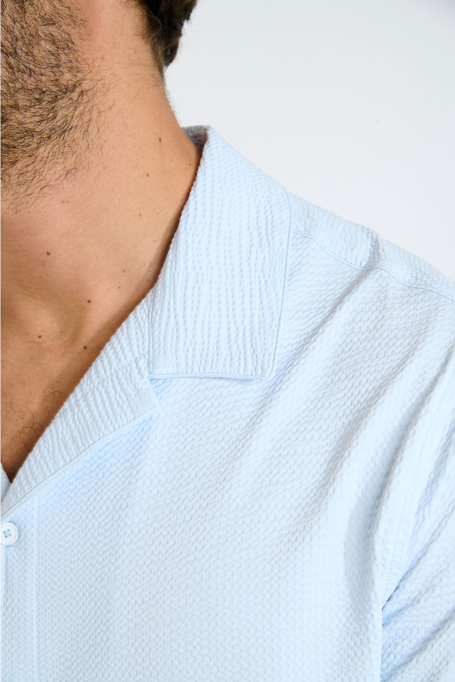 Chemise bleu ciel ALEX TRIESTE - 5