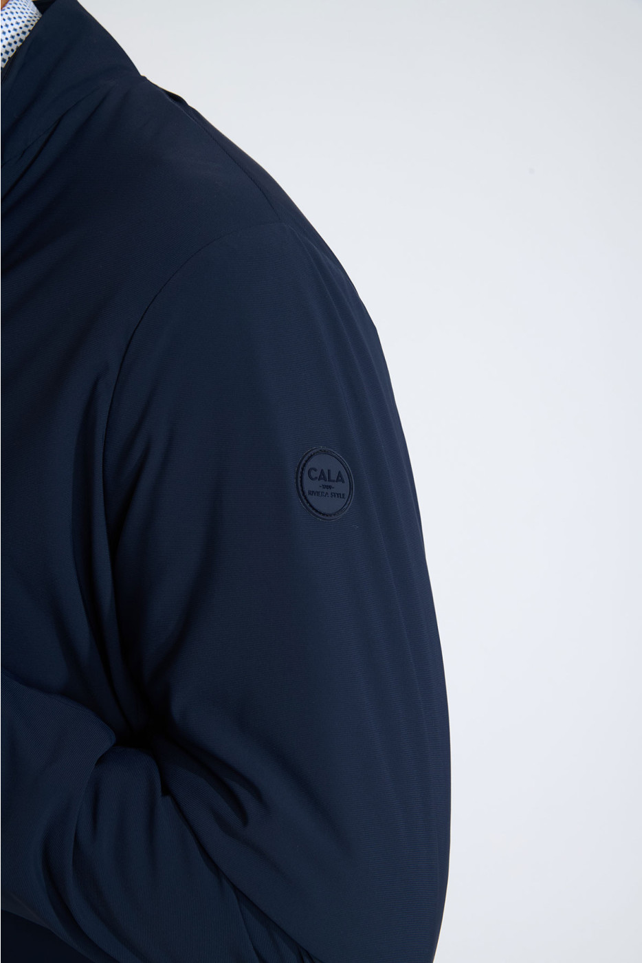 Blouson packable bleu marine GEORGES CATANIA - 5