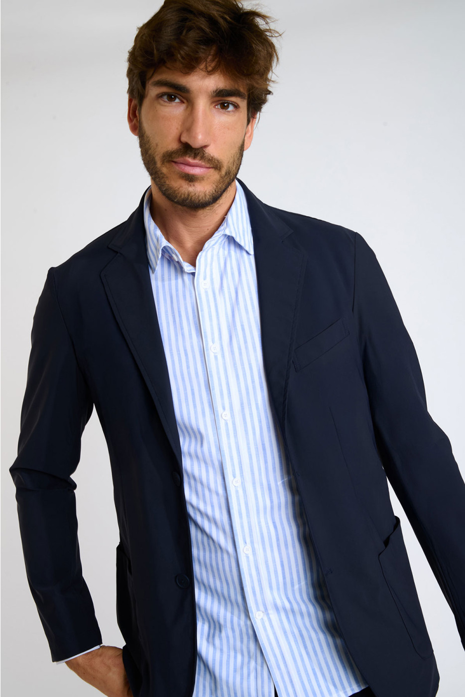 Veste packable bleu marine NIKOLA ALGHERO