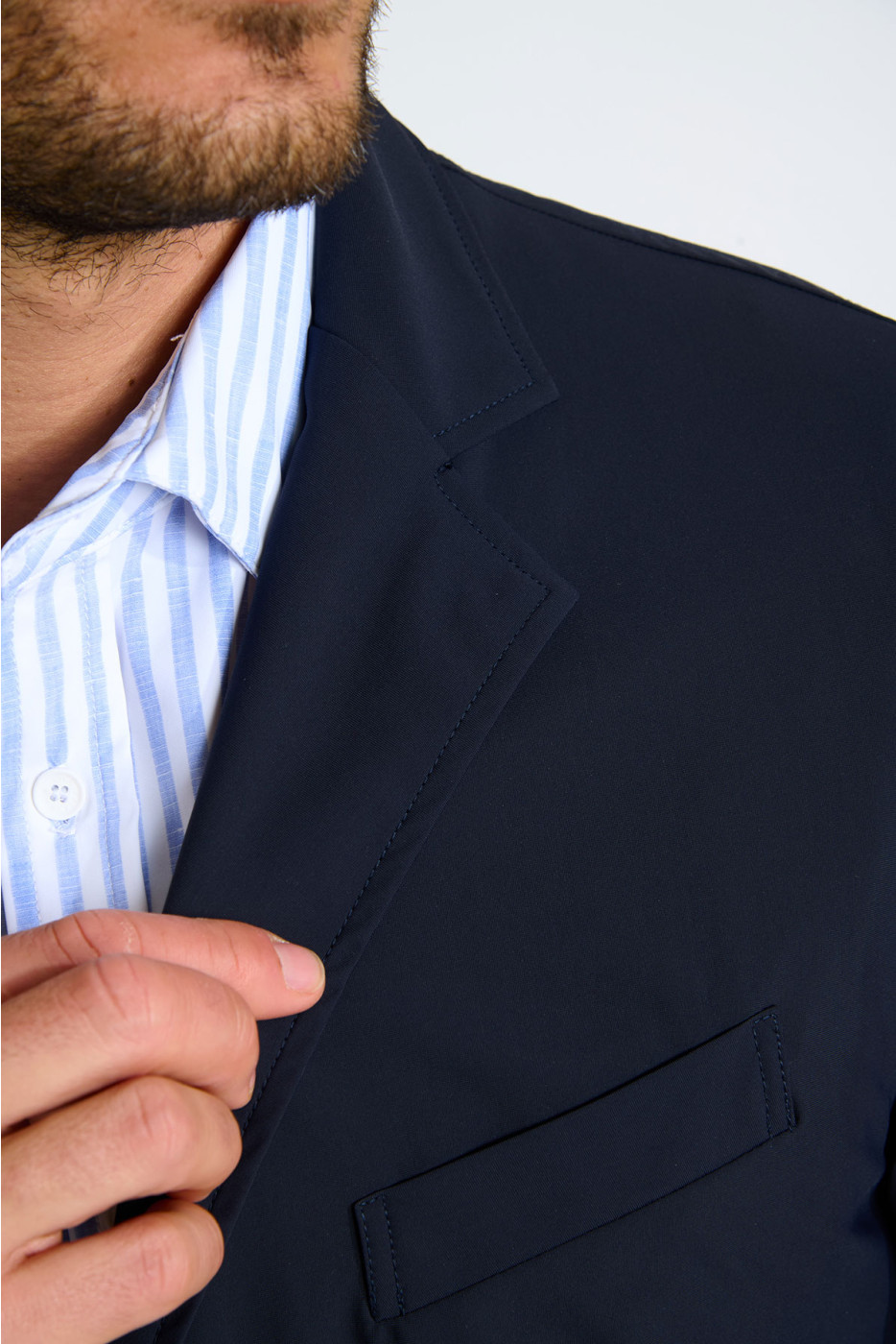 Veste packable bleu marine NIKOLA ALGHERO