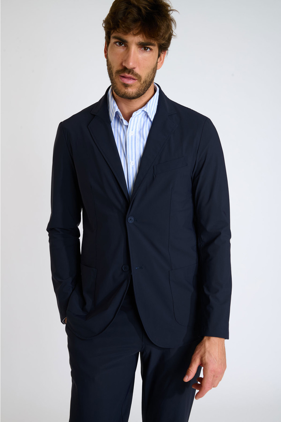 Veste packable bleu marine NIKOLA ALGHERO