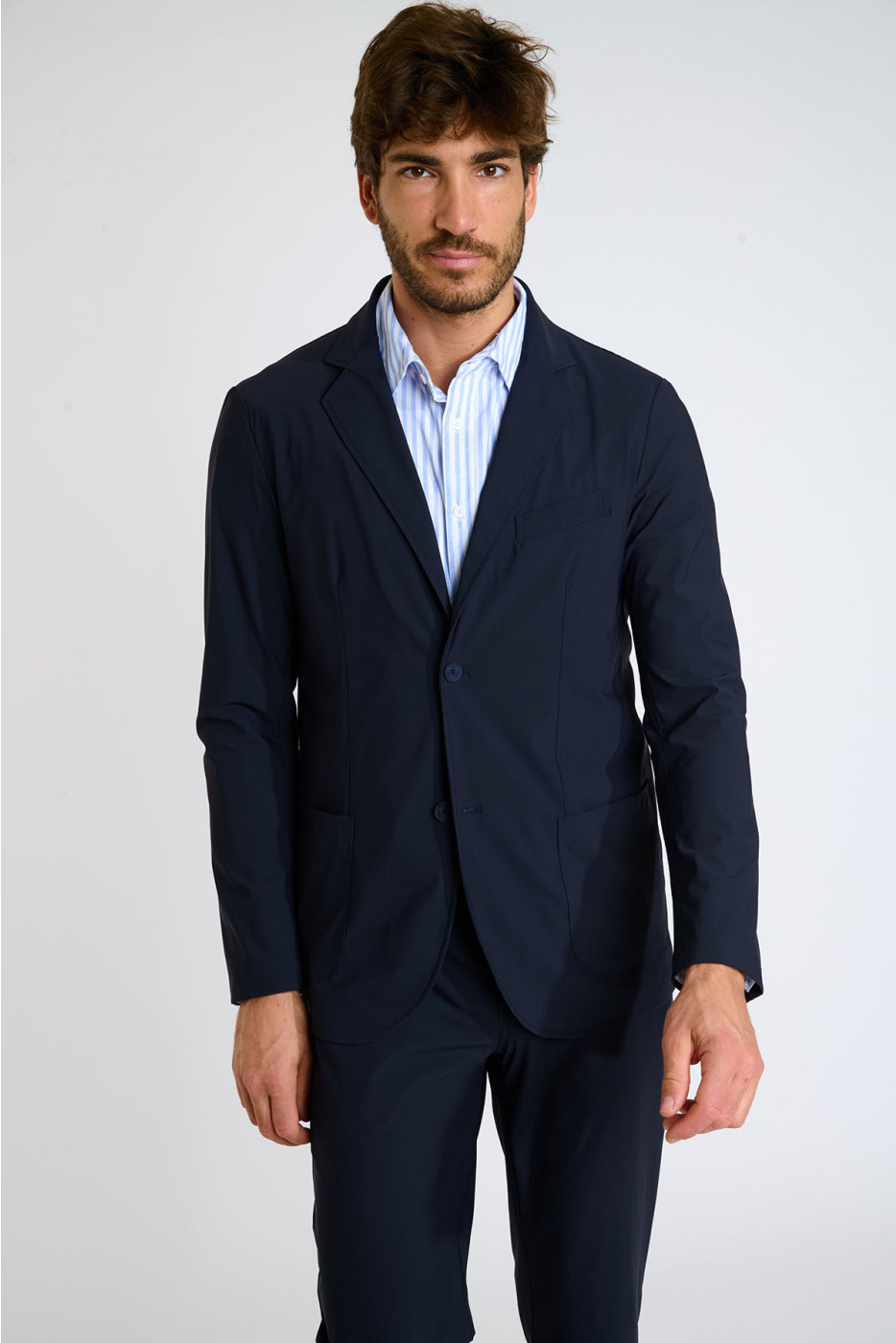 Veste packable bleu marine NIKOLA ALGHERO