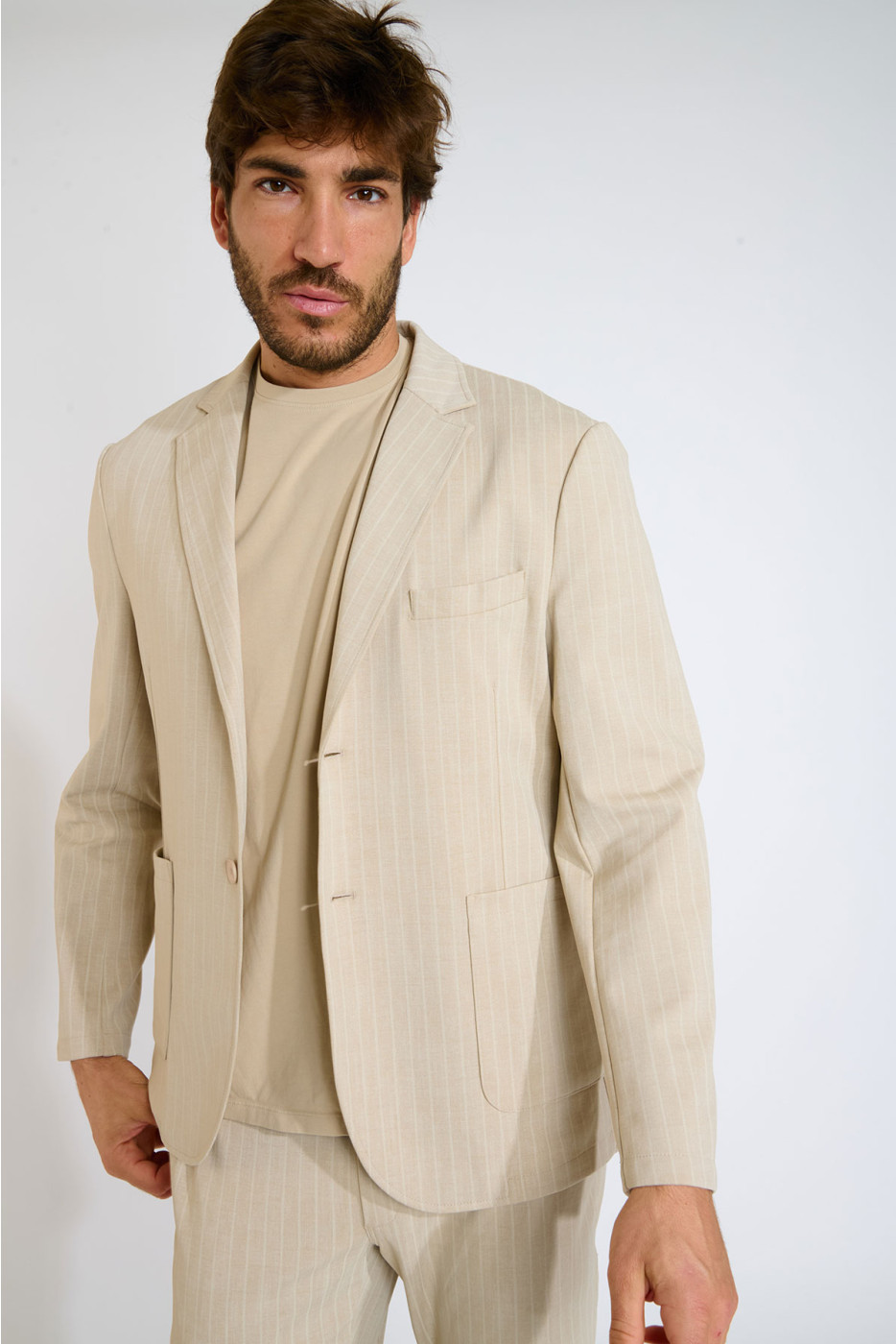 Veste jersey beige NIKO CERVO