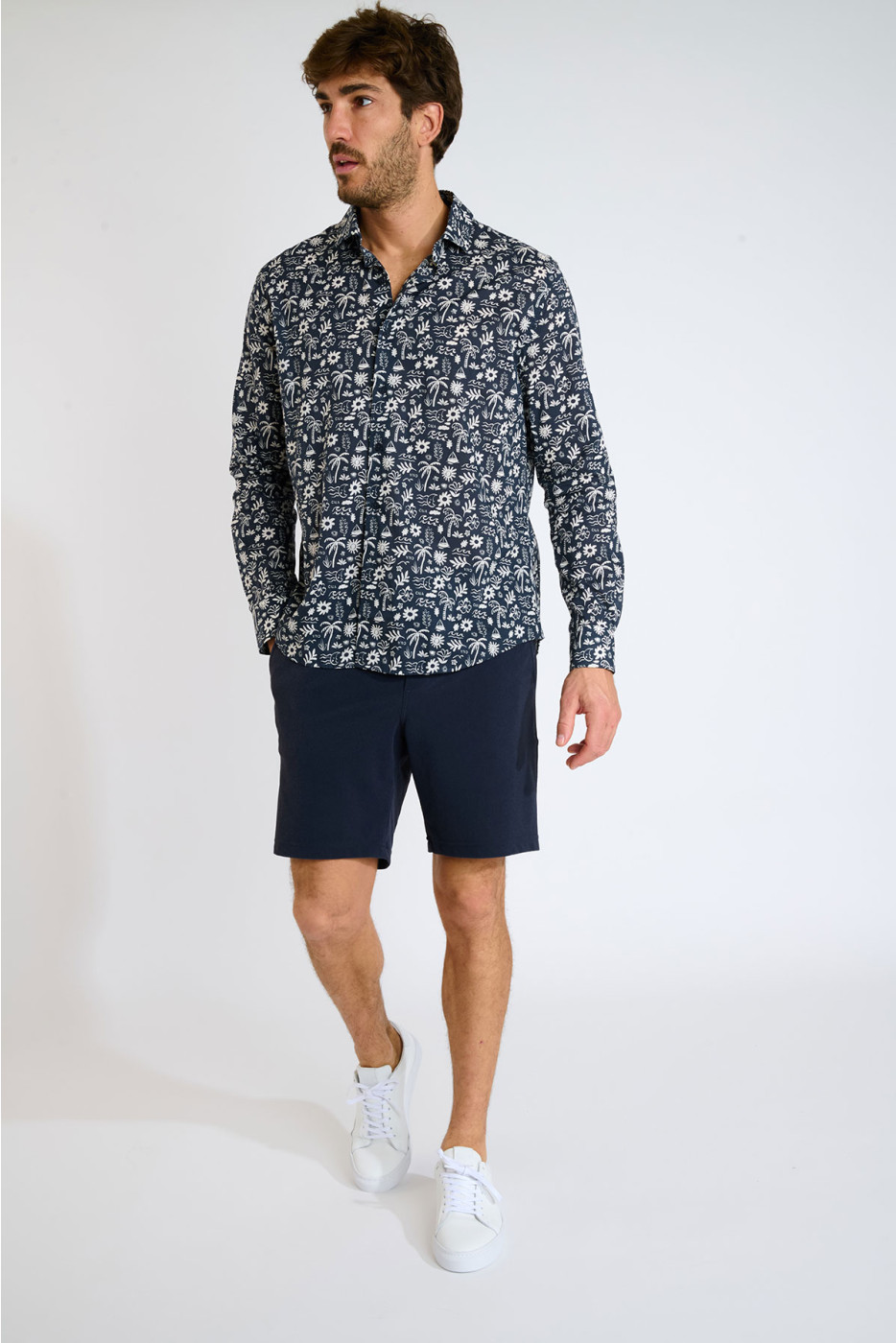 Chemise bleu marine QUENTIN GERACE - 6