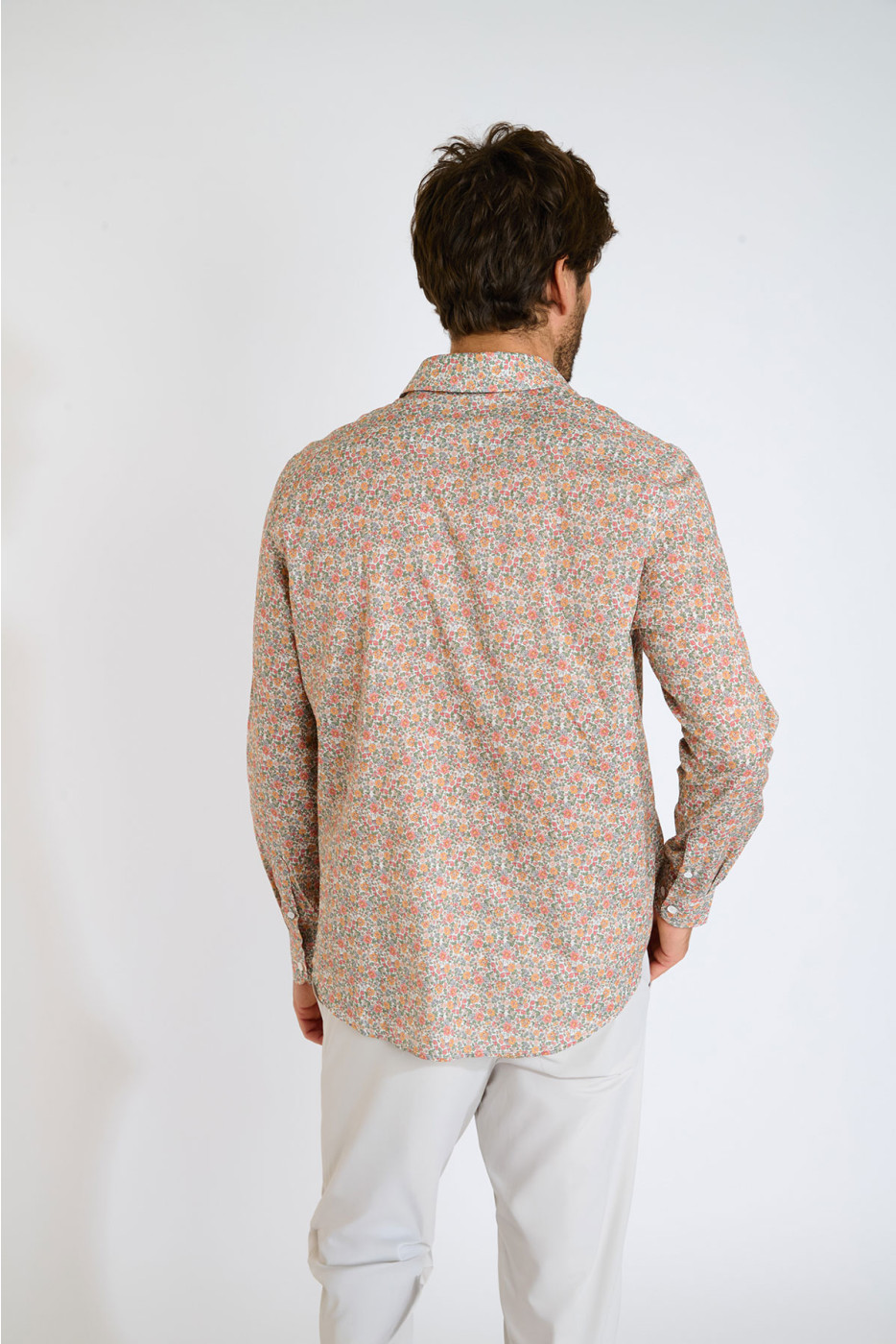 Chemise écru imprimé floral QUENTIN VIESTE - 2