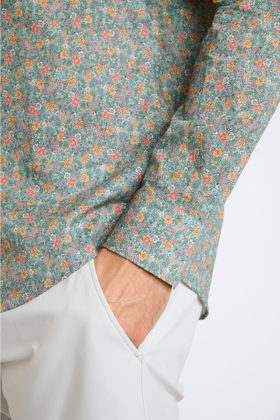 Chemise amande imprimé floral QUENTIN VIESTE - 6