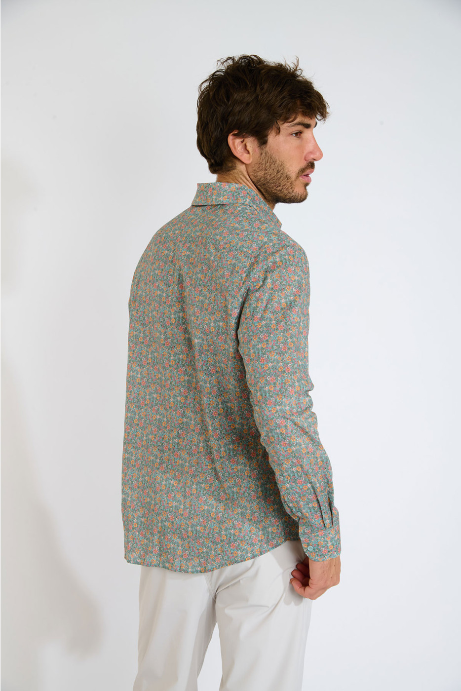 Chemise amande imprimé floral QUENTIN VIESTE - 2