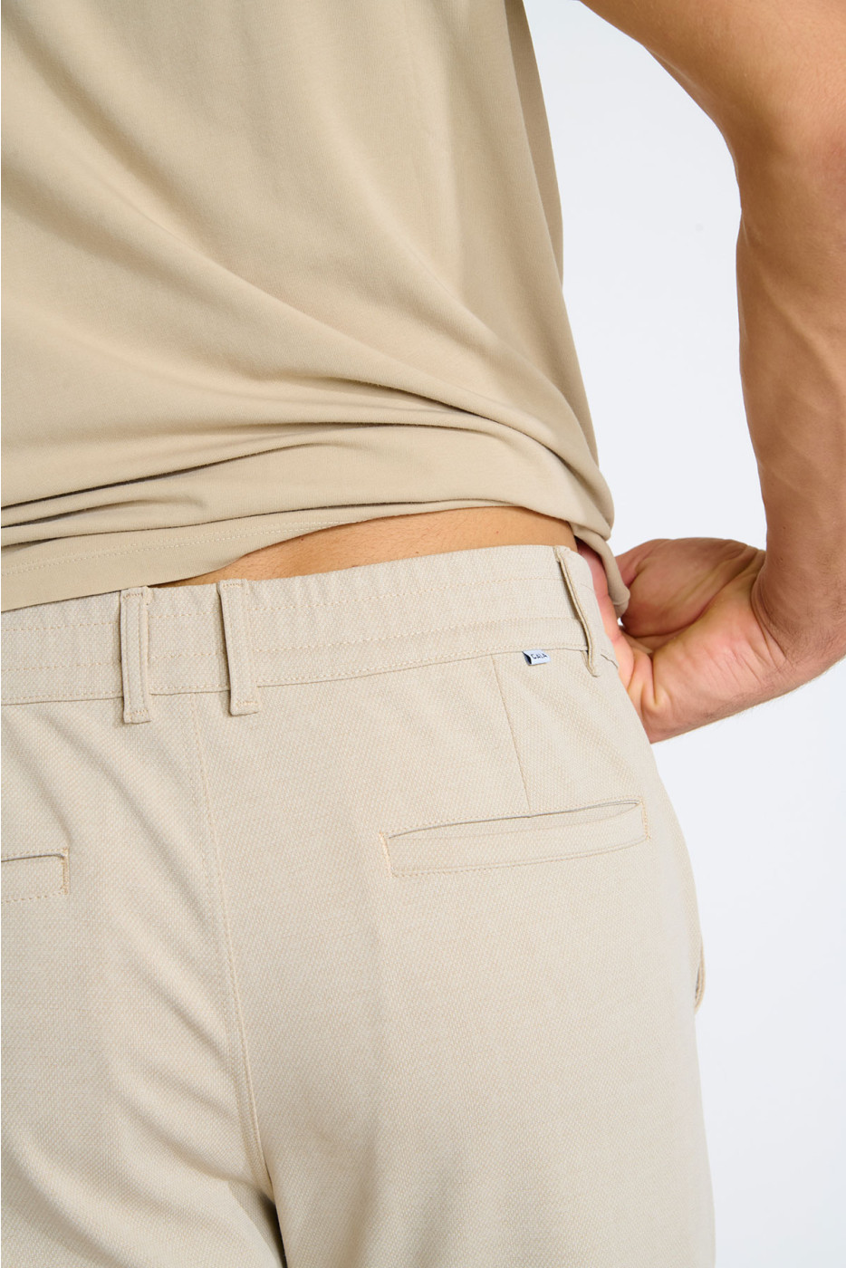 Pantalon beige SERGE OSTIA - 7