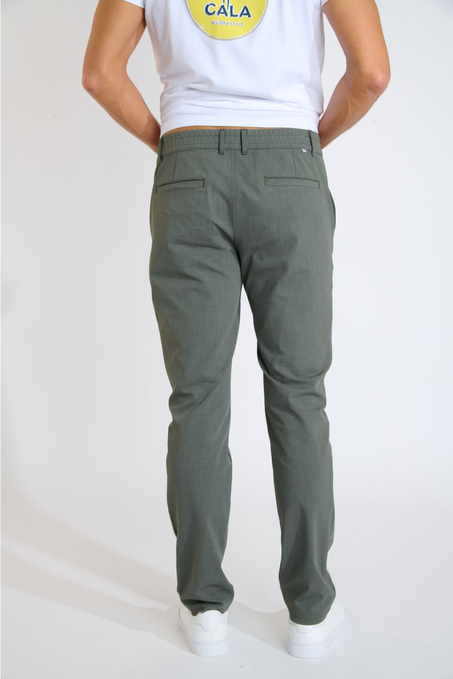 Pantalon kaki SERGE OSTIA
