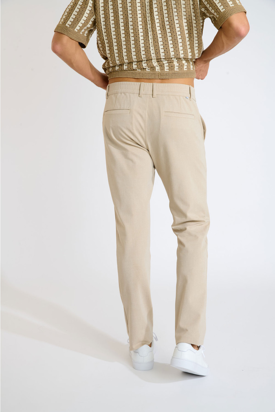 Pantalon beige SERGE TRANI - 3