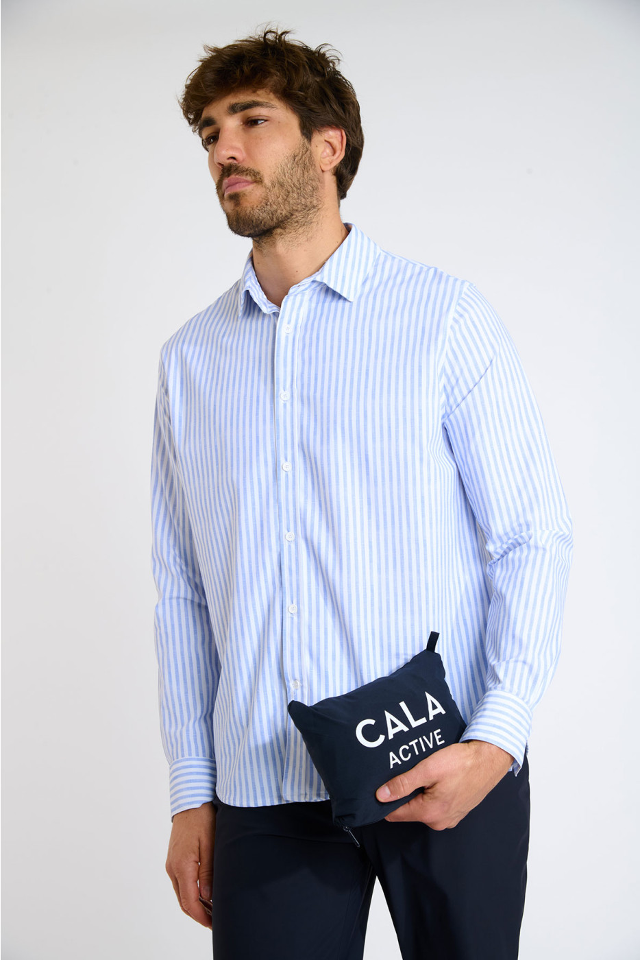 Pantalon bleu marine packable SERGIO ALGHERO