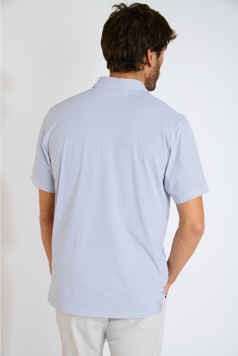 Polo bleu marine VASCO ROMA - 2