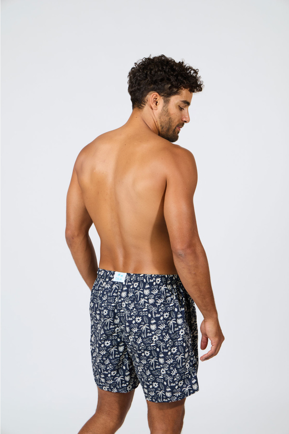 Short de bain marine imprimé EMILIO SESTRI - 2