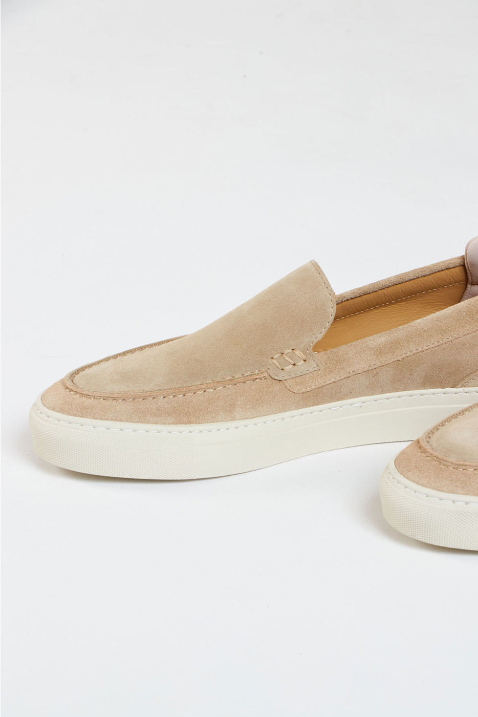 Espadrilles beige cuir FANO MARINELLA - 1