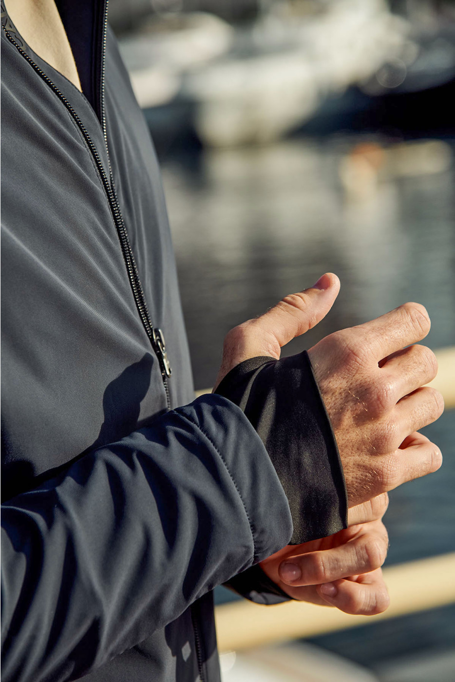 Blouson packable bleu marine GEORGES CATANIA - 14