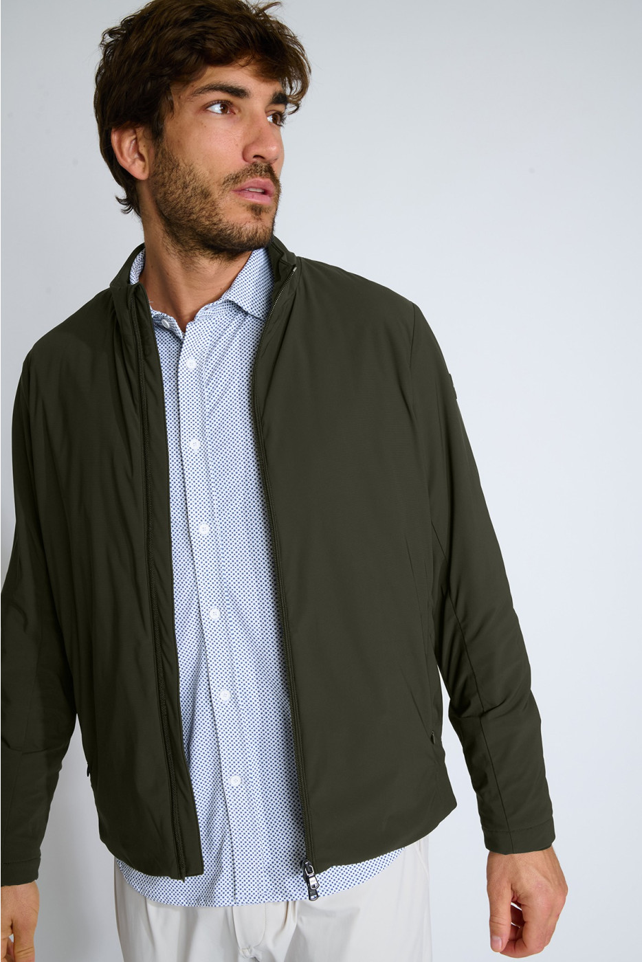 Blouson packable kaki GEORGES CATANIA - 8
