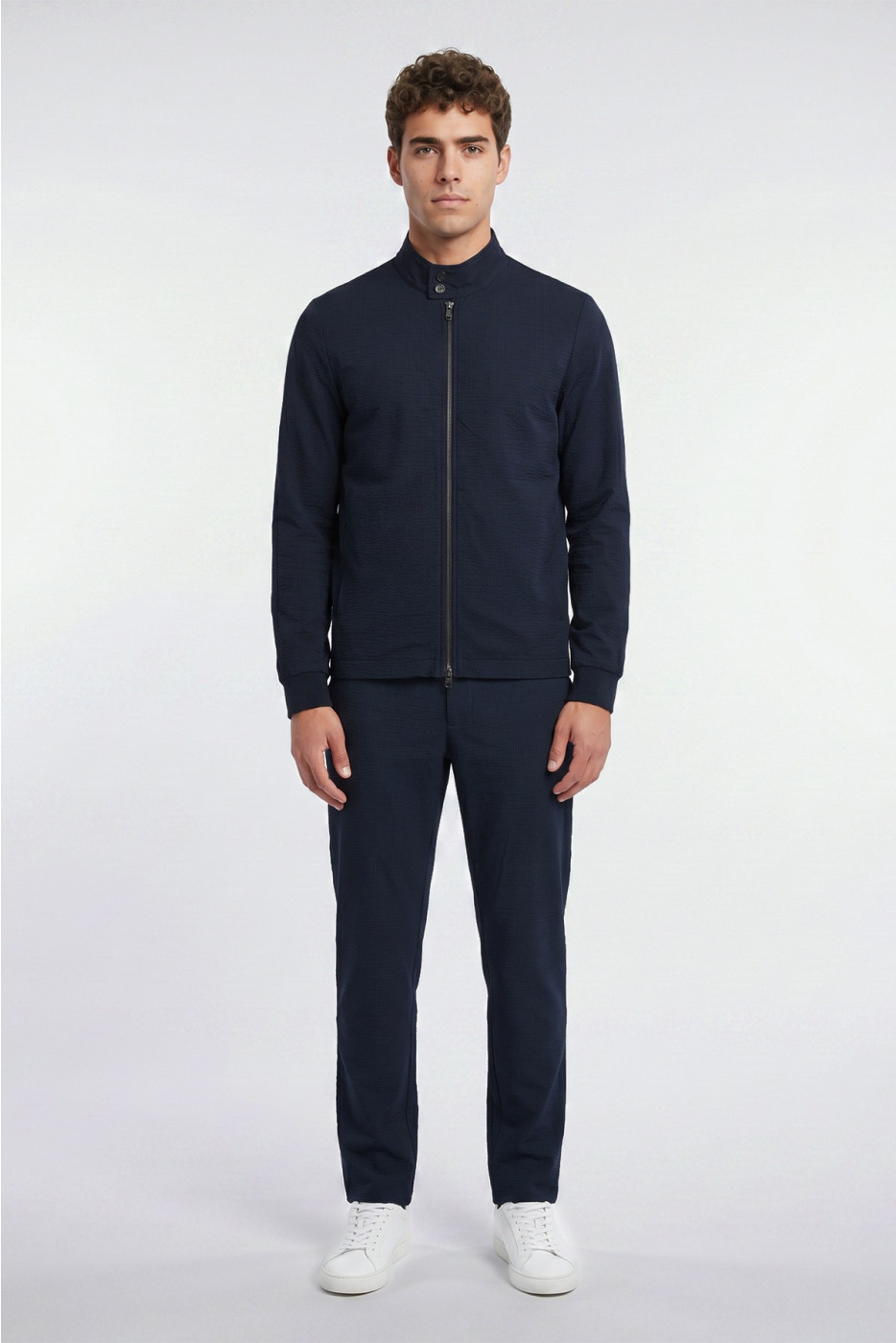 Blouson bleu marine IVANO TRIESTE - 1