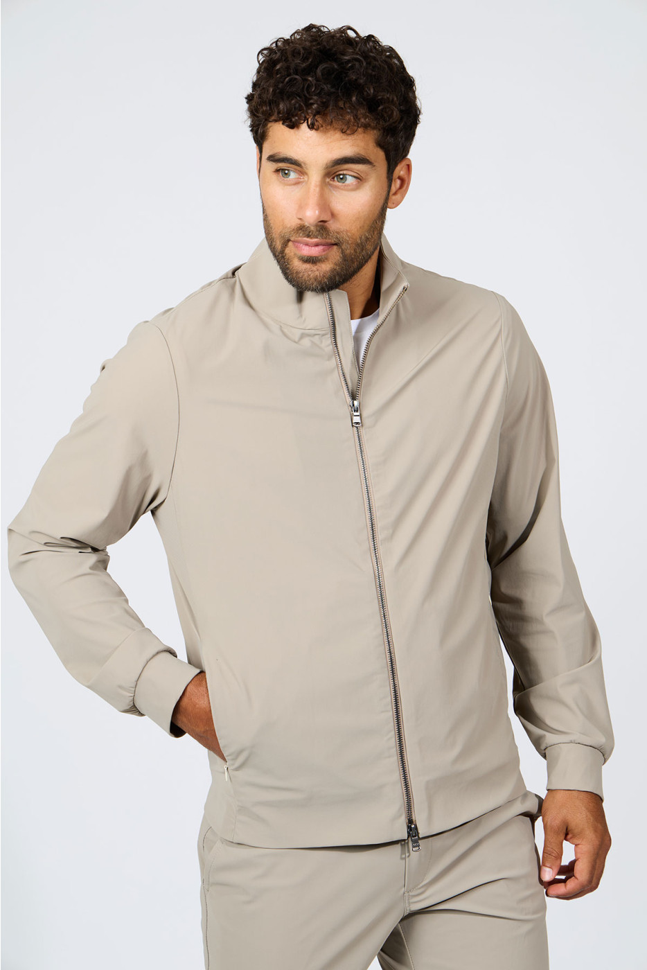 Blouson beige Julien Lescada - 1