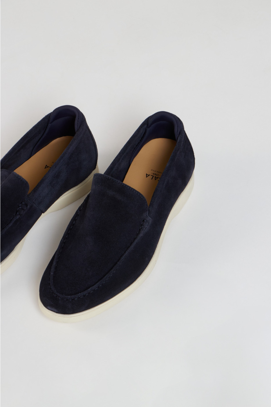 Mocassin en cuir bleu marine PESARO HARBOR
