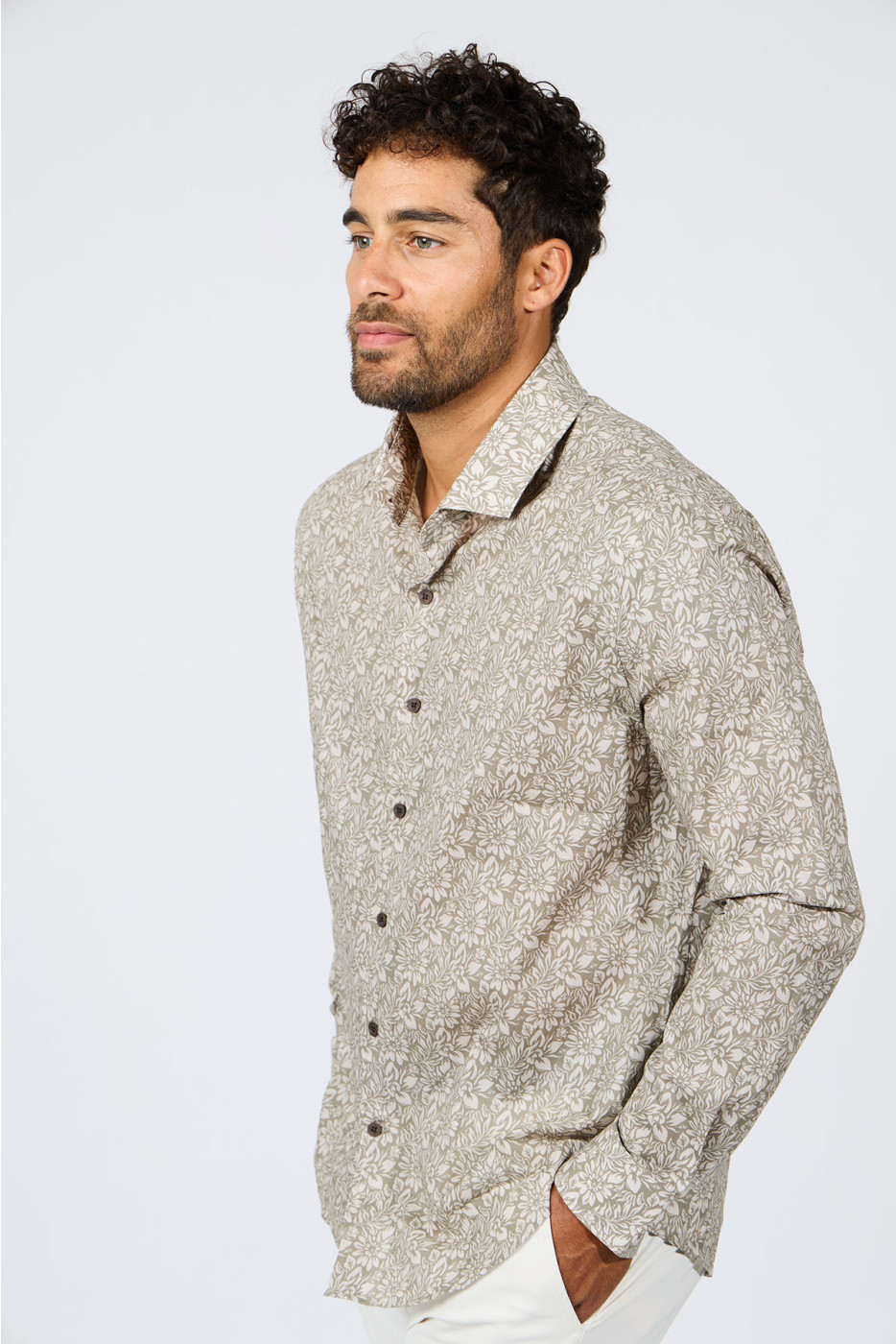 Chemise kaki QUENTIN GERACE - 2