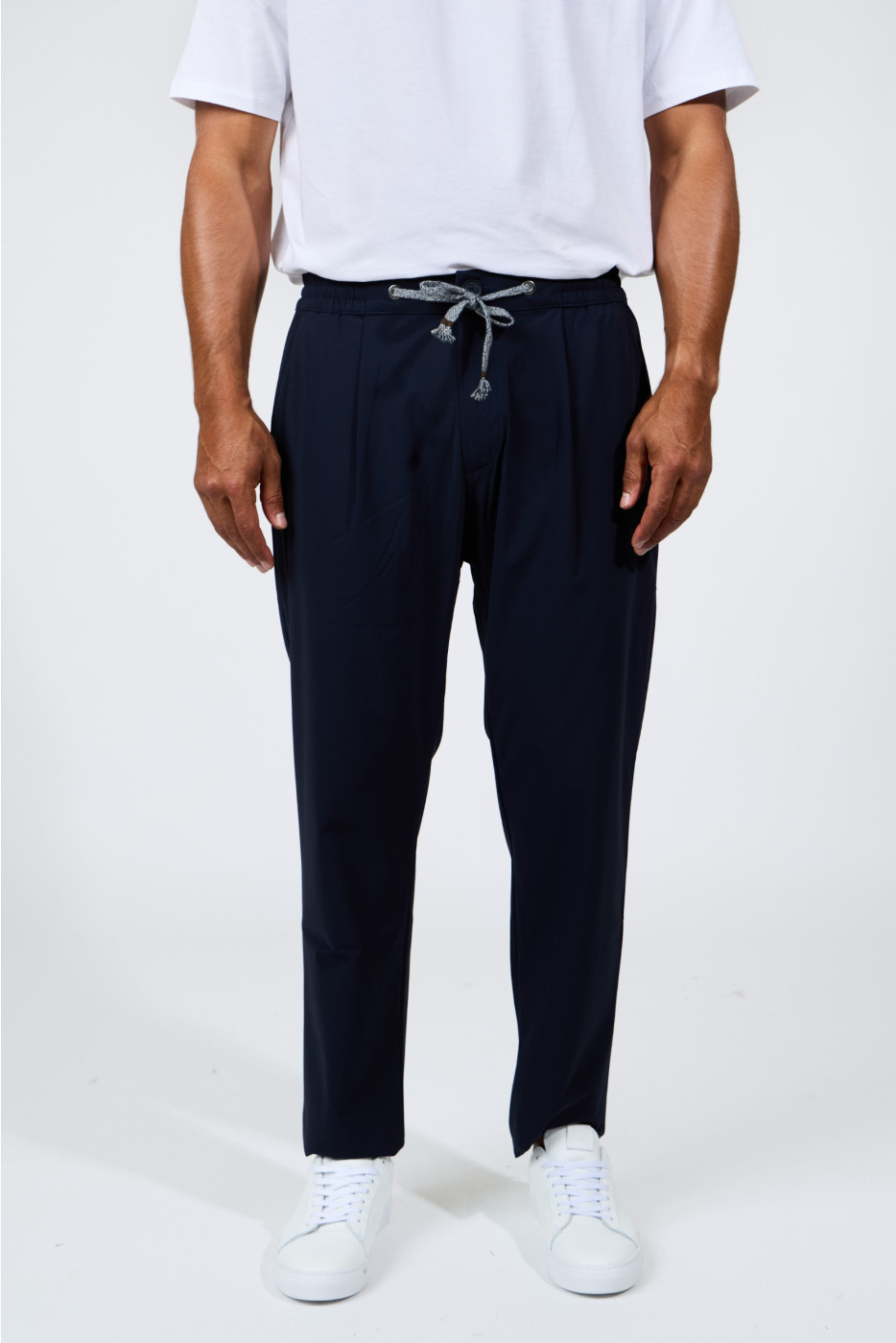 Pantalon marine THOMAS LESCADA - 1