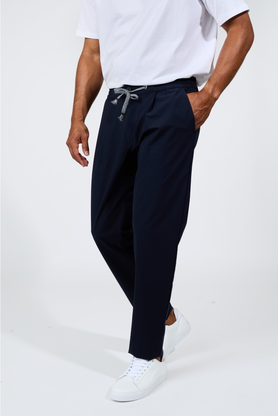 Pantalon marine THOMAS LESCADA - 3