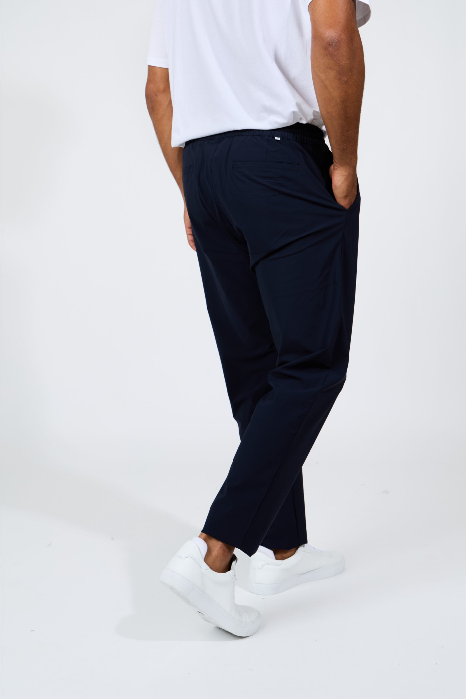 Pantalon marine THOMAS LESCADA - 5