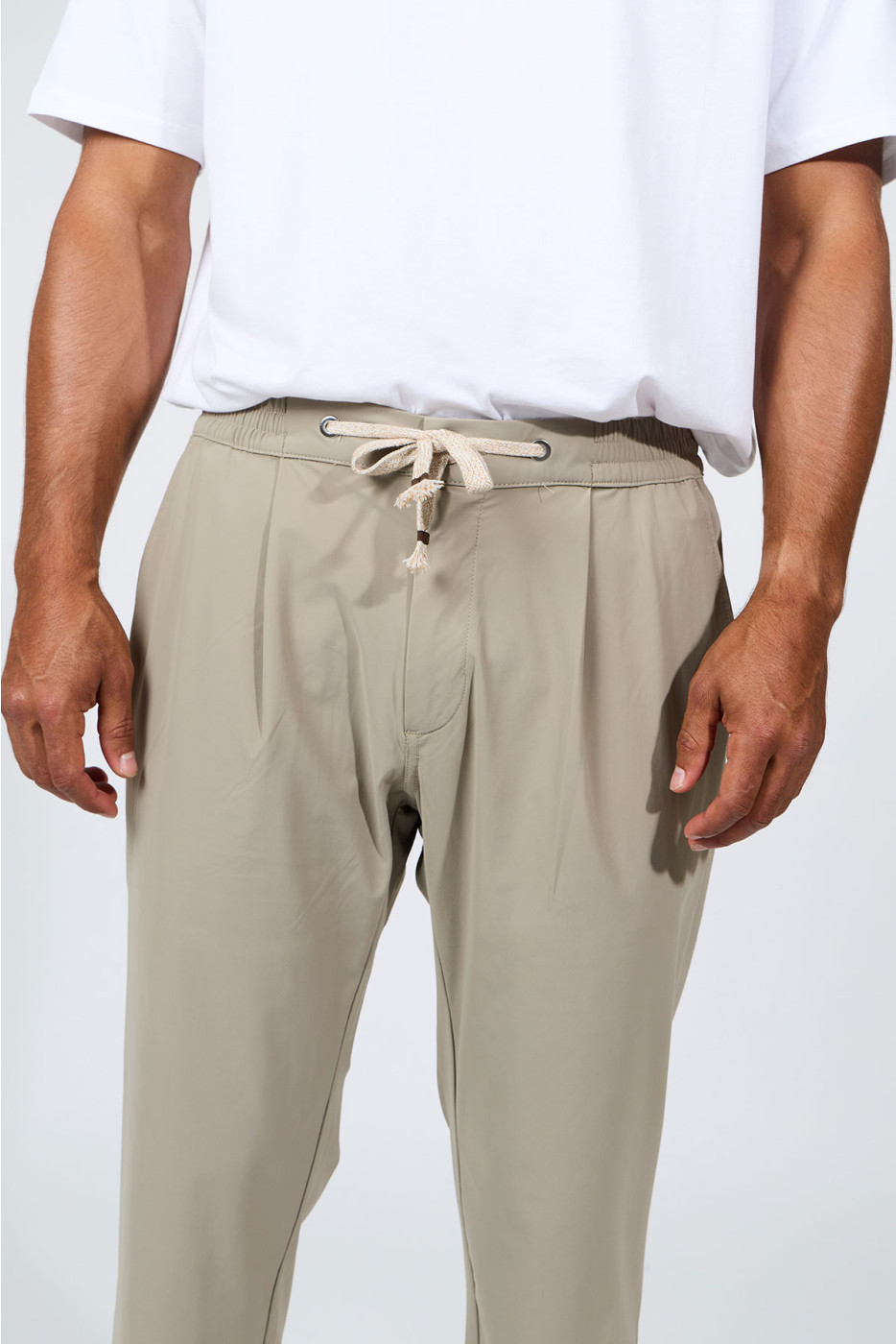 Pantalon beige THOMAS LESCADA - 3