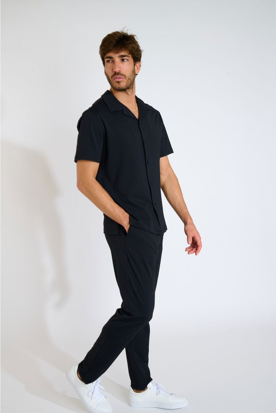 Pantalon noir THOMAS TRIESTE - 2